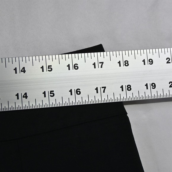 Banana Republic 12 Black Pleated Pockets Stretch Womens Straight Pencil‎ Skirt - Picture 6 of 8